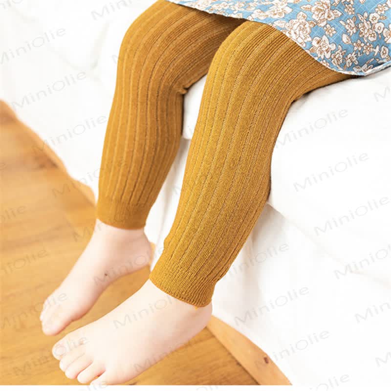 Toddler Girl Simple Solid Color Leggings