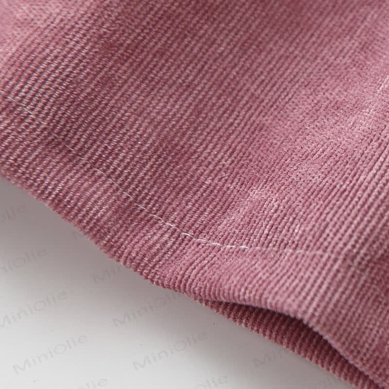 Baby Pompom Dress with Bunny Bag