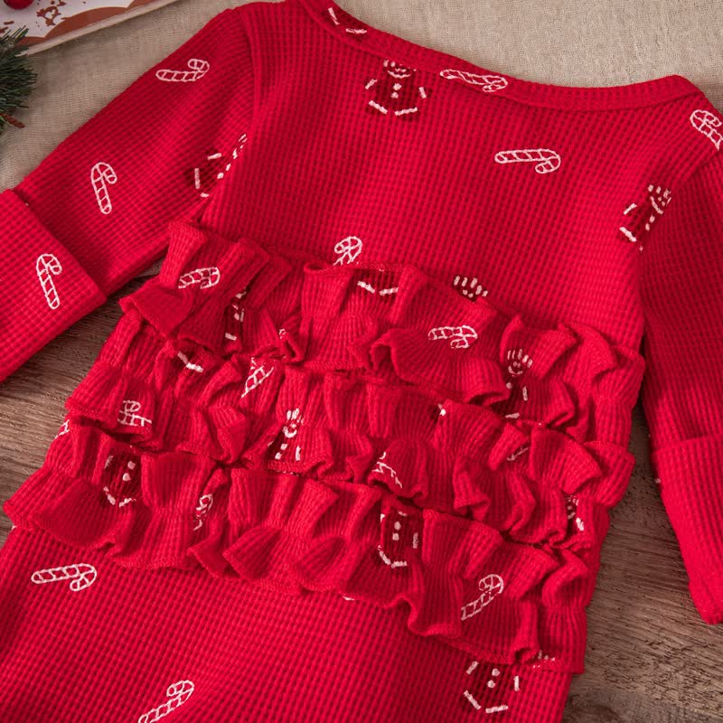 Baby Headscarf Christmas Romper