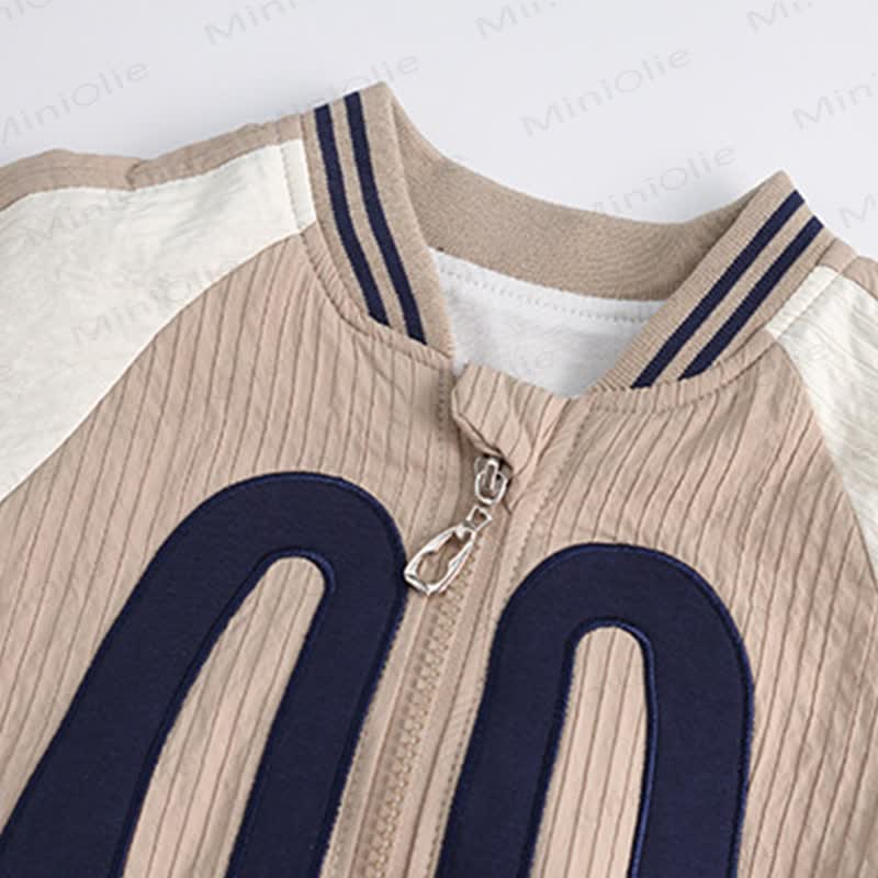 MONDAY Baby Contrast Sleeves Romper