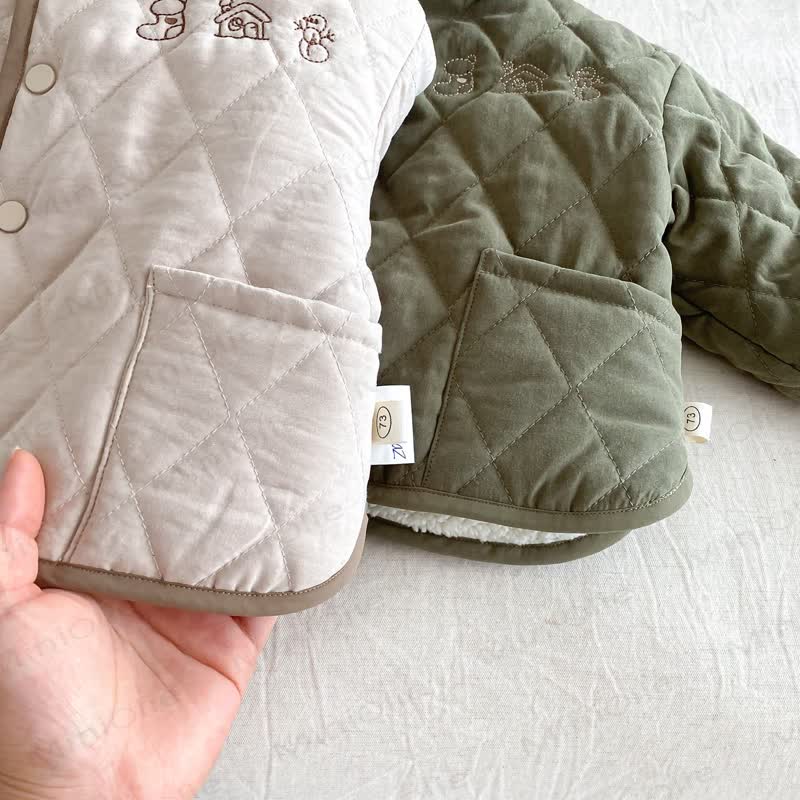 Baby Toddler Quilting Quilted Outerwear