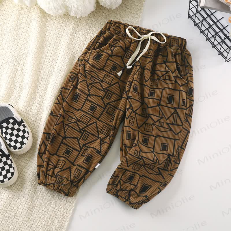 Baby Toddler Retro Corduroy Design Pants