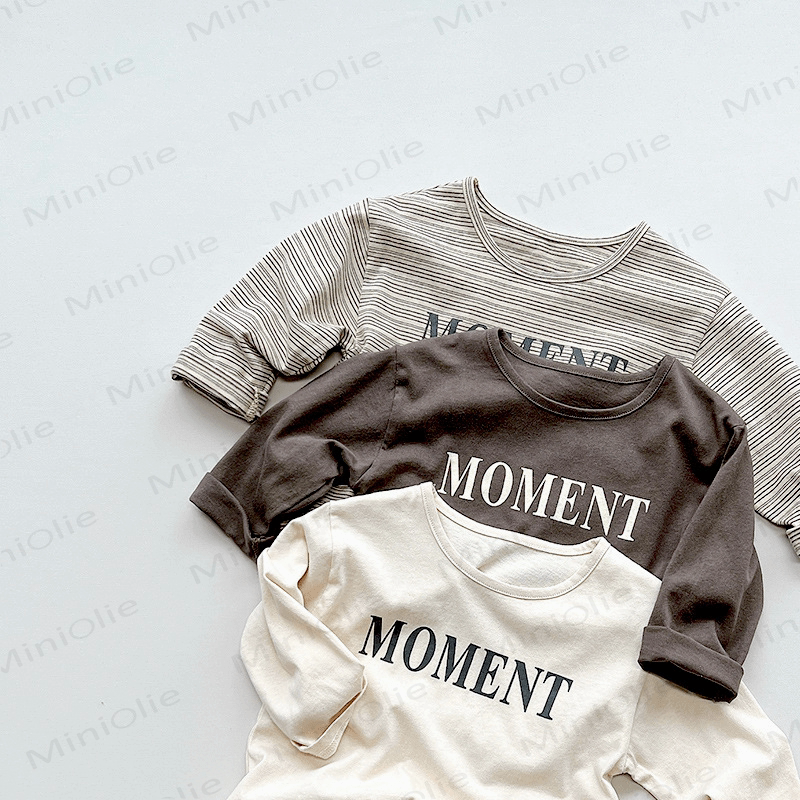 MOMENT Toddler Letter Printed T-Shirt