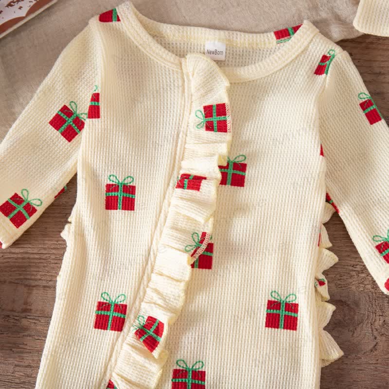 Baby Headscarf Christmas Romper