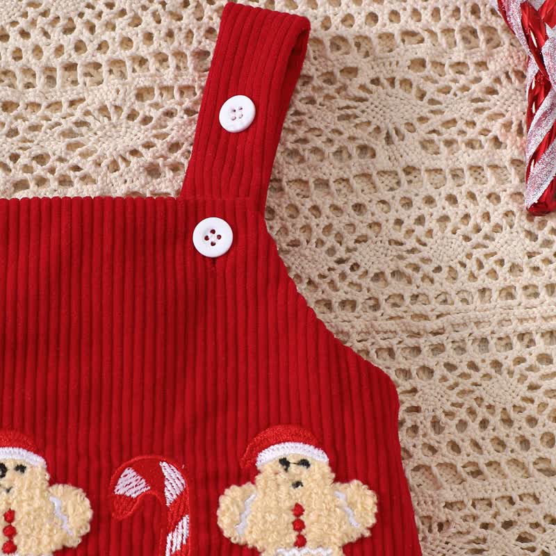 Baby Christmas Gingerbread Man Tank Bodysuit