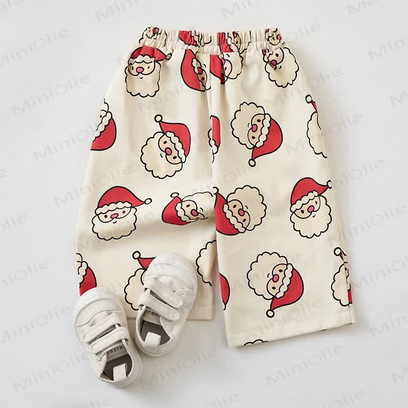 Baby Christmas Santa Apricot Pants