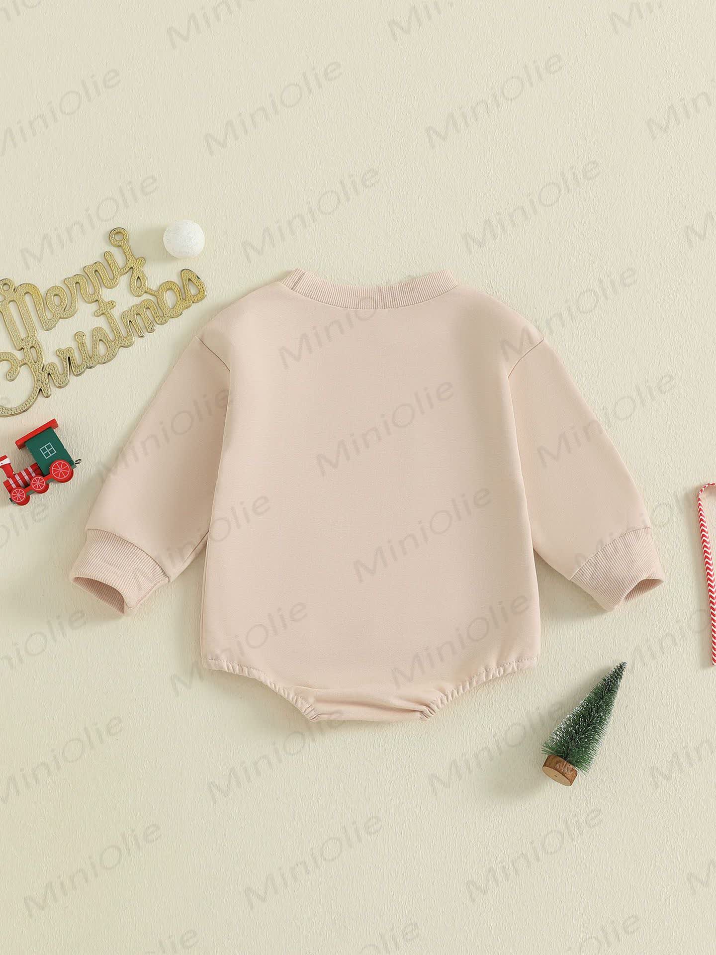 MERRY CHRISTMAS Baby Tree Bodysuit