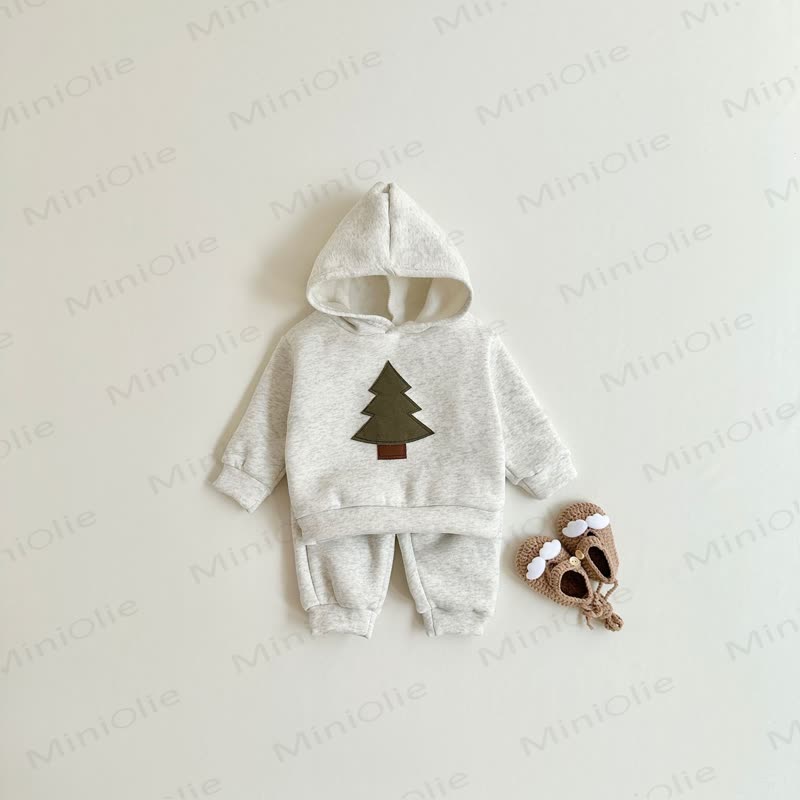 Baby Toddler Fleece Lined Tree 2-piece Set