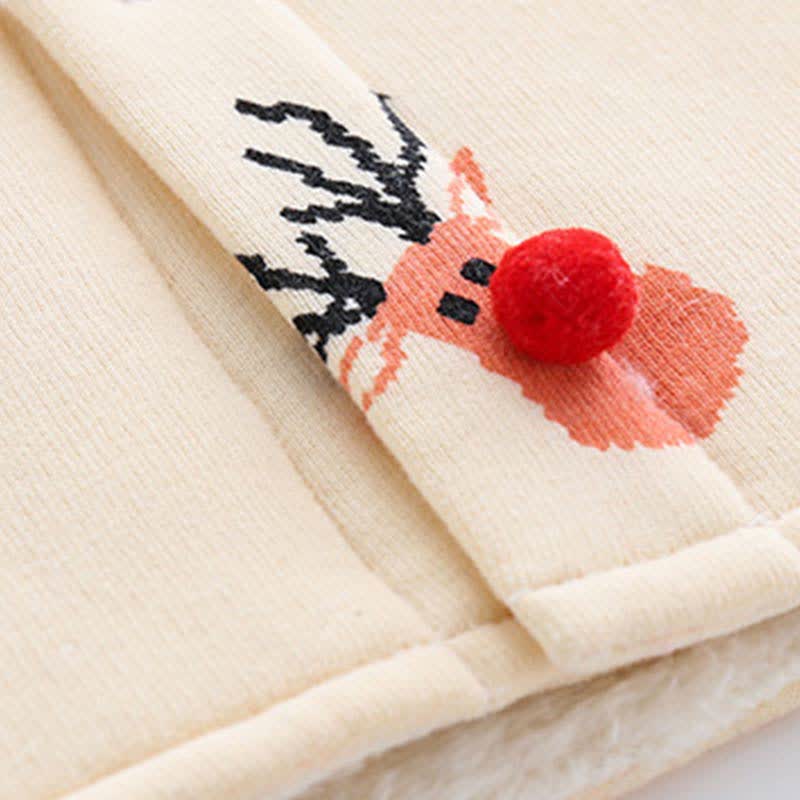 Baby Christmas Deer Hooded Warm Cape