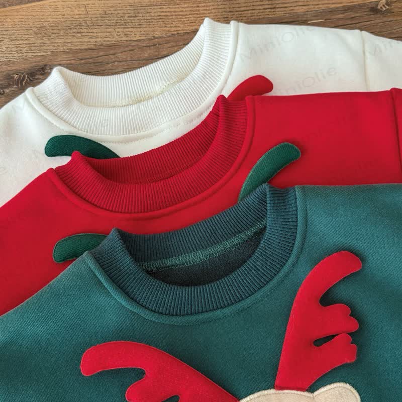 Baby Christmas Deer Bodysuit and Hat