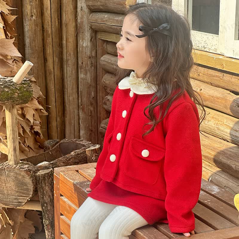 Toddler Girl Christmas Sleeveless Dress