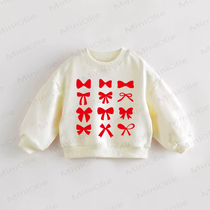 Baby Toddler Bow Sweatshirt