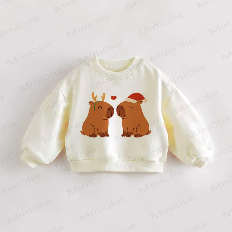 Baby Christmas Cream Sweatshirt