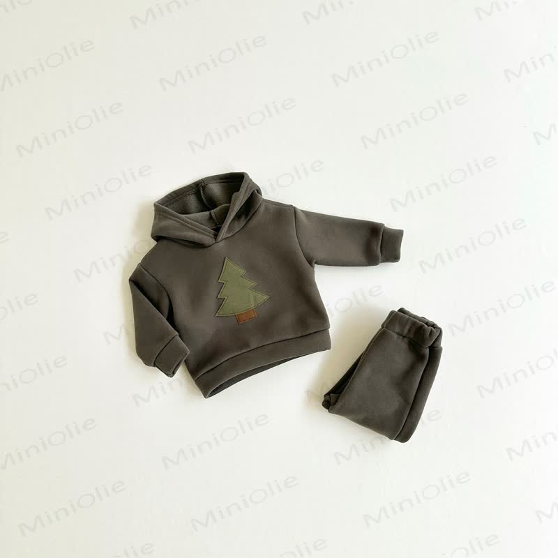 Baby Toddler Fleece Lined Tree 2-piece Set