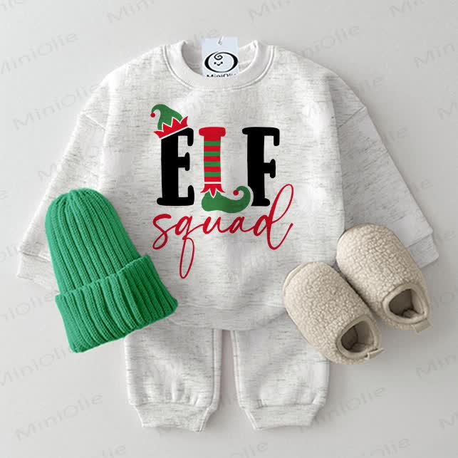 ELF SQUAD Baby 2-piece Light Grey Set