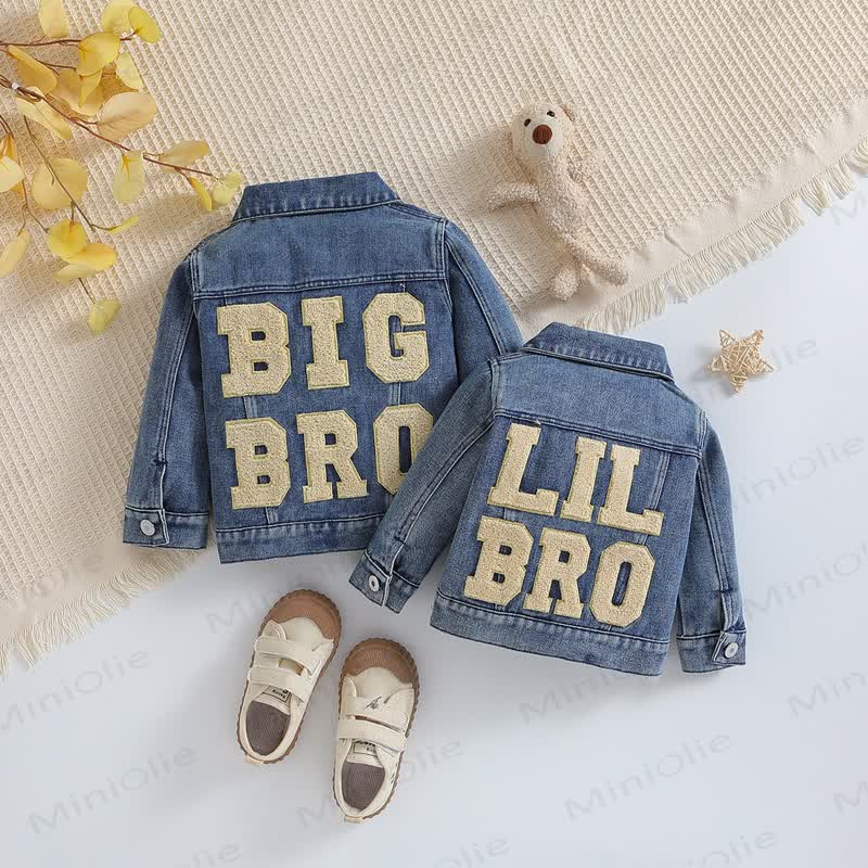 Baby Toddler Boy Denim Brother Jacket
