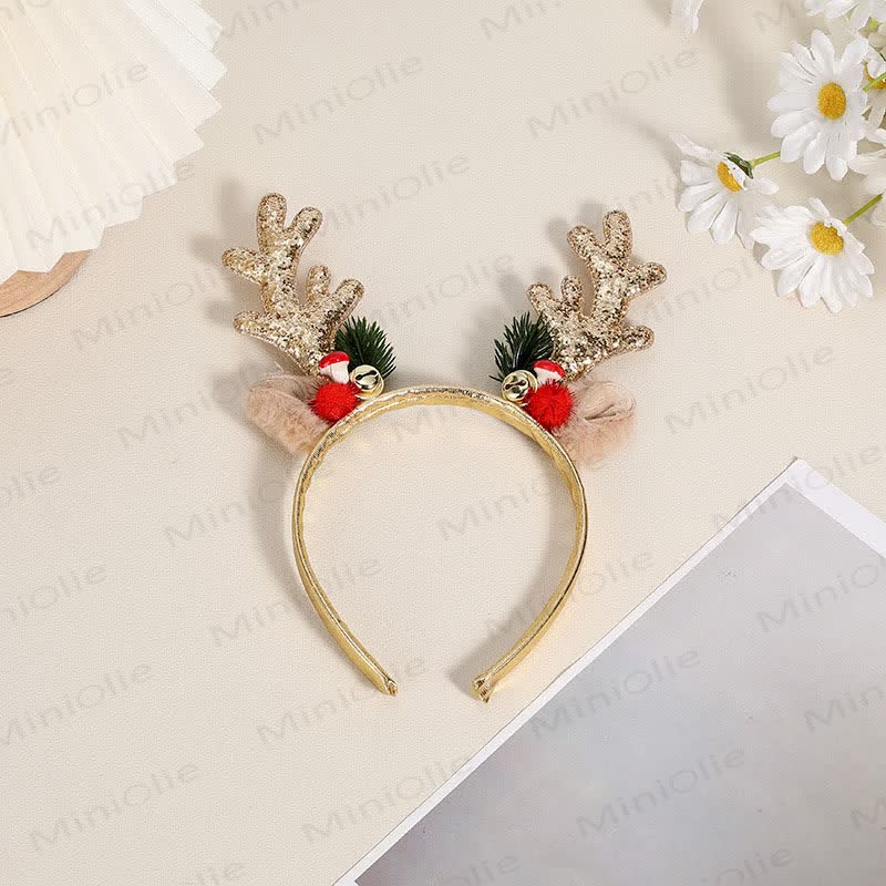 Baby Christmas Deer Horn Headband