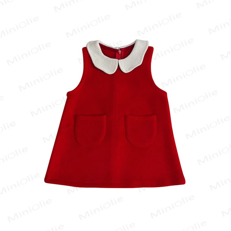 Toddler Girl Christmas Sleeveless Dress