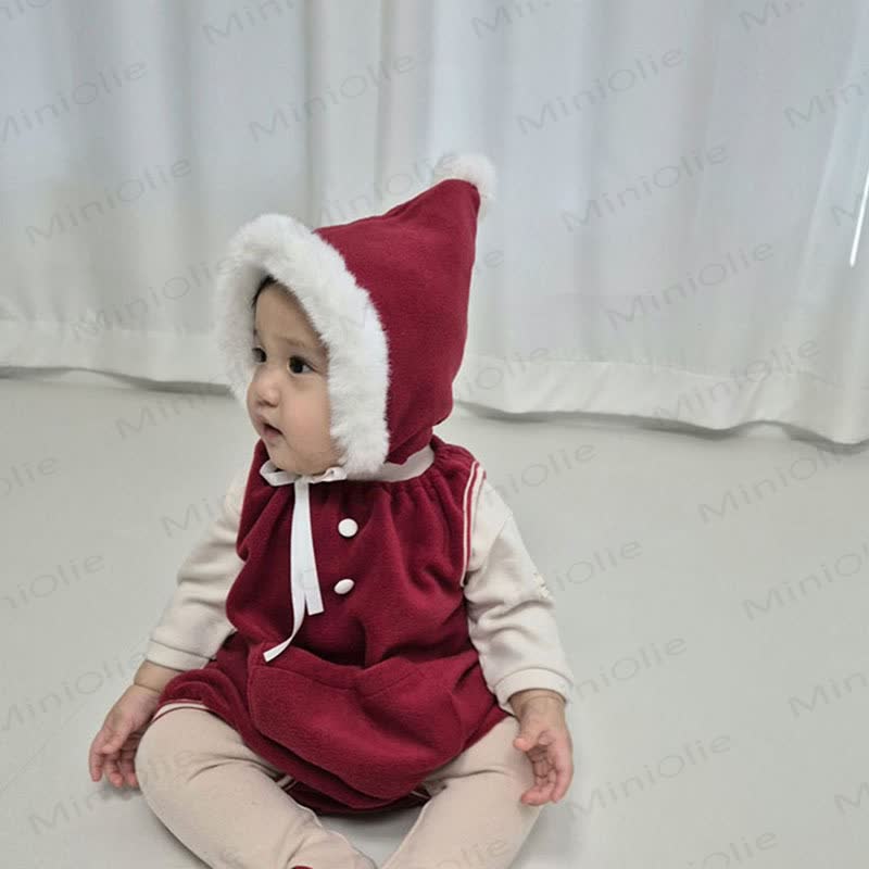 Baby Pocket Sleeveless Bodysuit with Hat