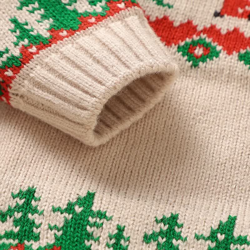 Baby Christmas Knitted Jacquard Sweater