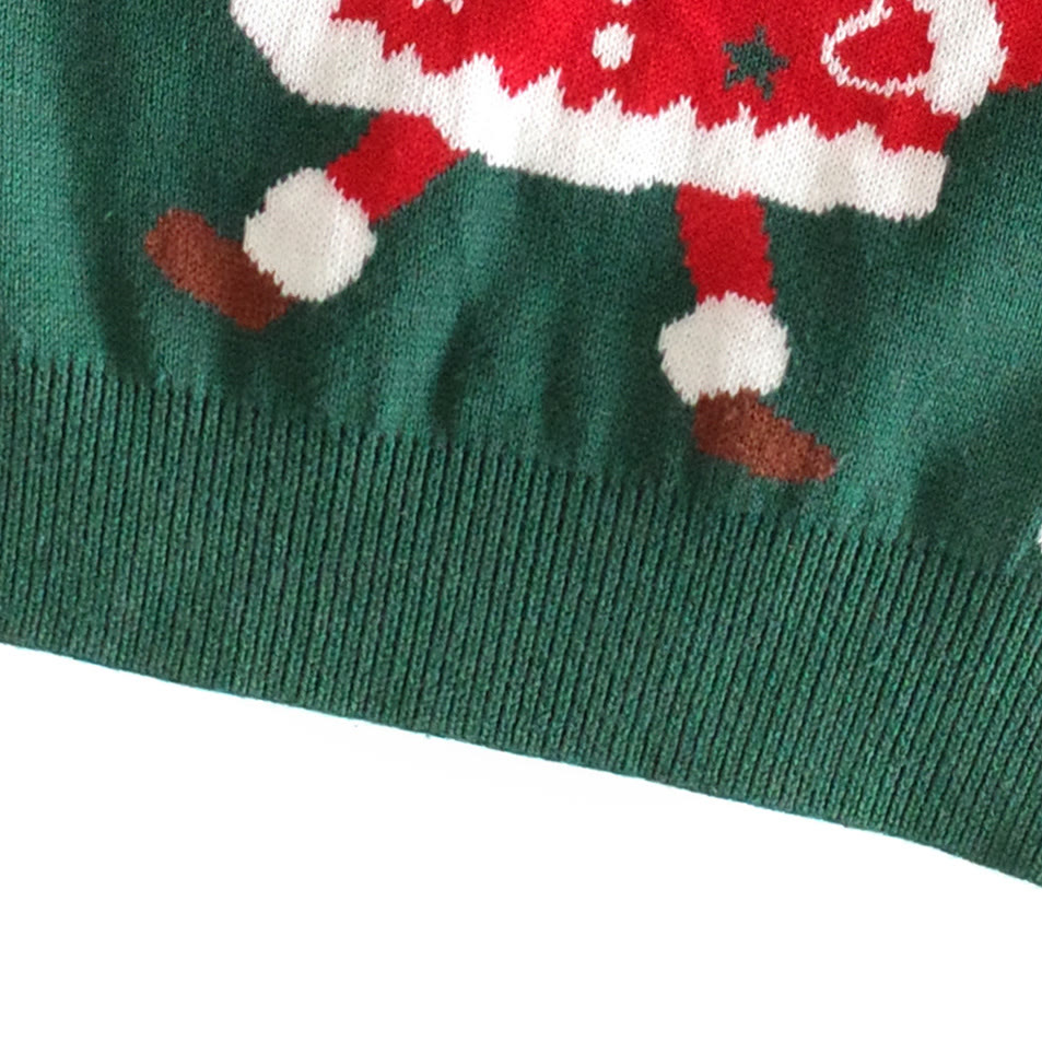 Toddler Santa Claus Elk Bear Christmas Knitted Sweater