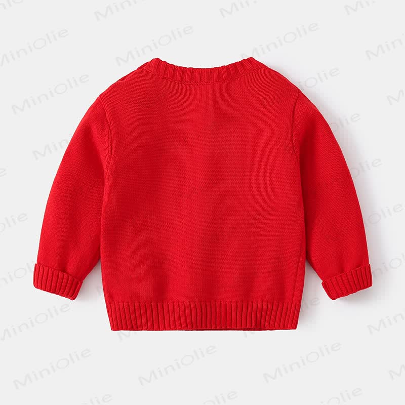 Baby Toddler Christmas Cartoon Dear Sweater