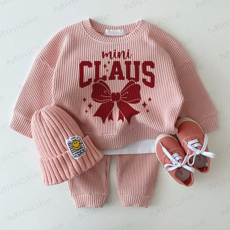MINI CLAUS Baby Pink 2-Piece Set