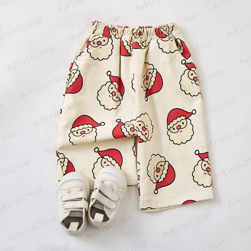 Baby Christmas Santa Apricot Pants