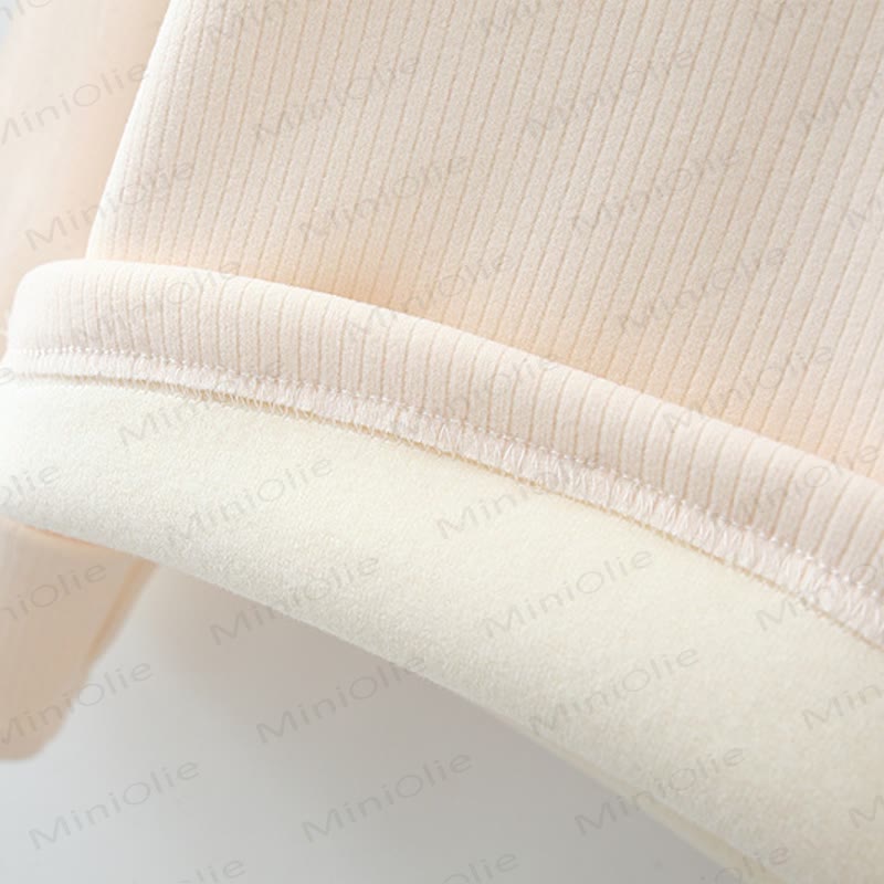 Baby Girl Deer Red Fleece Dress