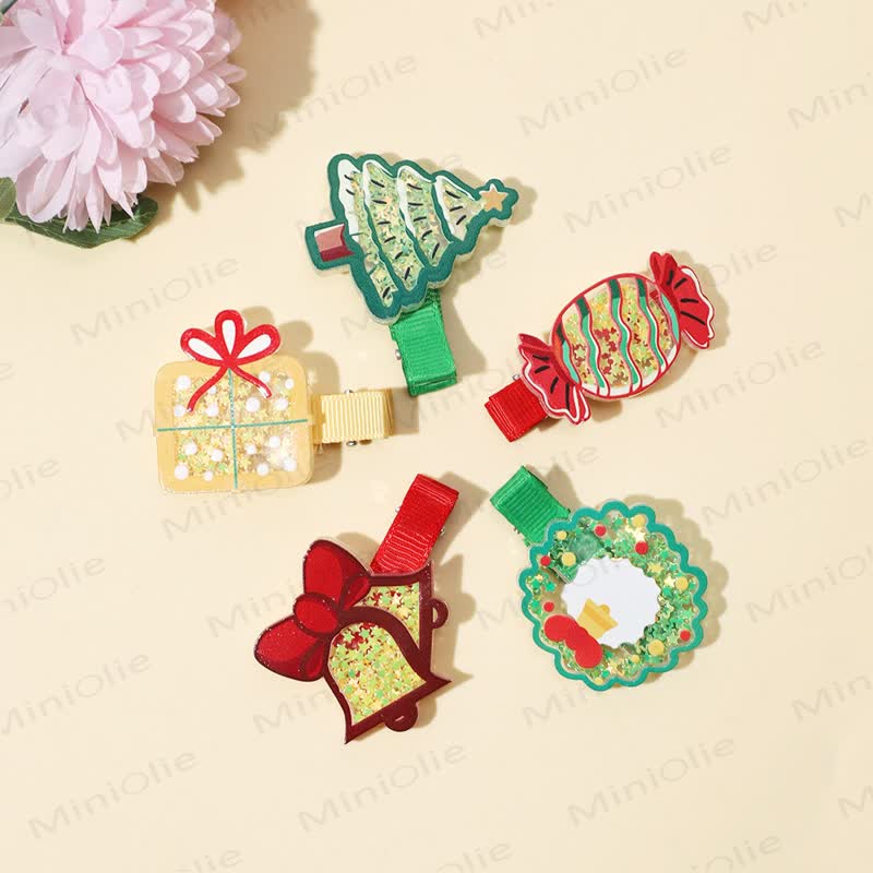 1 PC Baby Lovely Christmas Hair Clip
