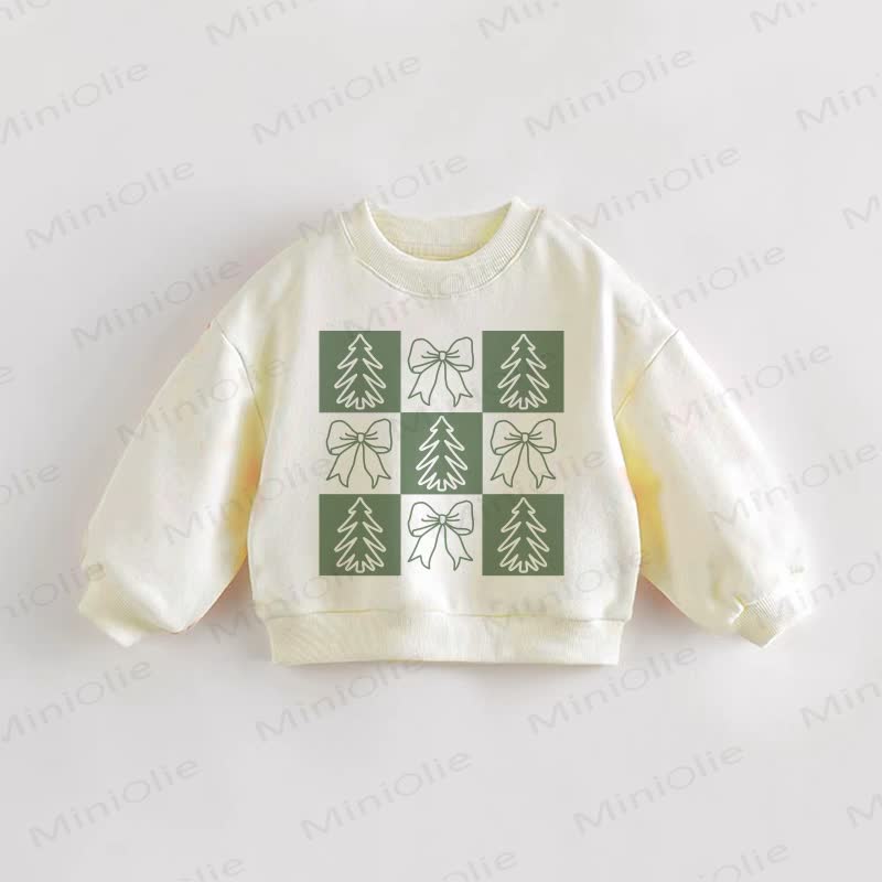 Baby Christmas Tree Bow Sweatshirt