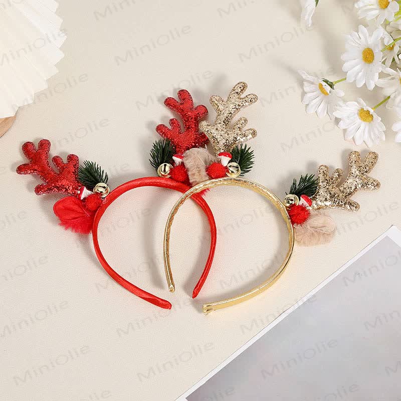 Baby Christmas Deer Horn Headband