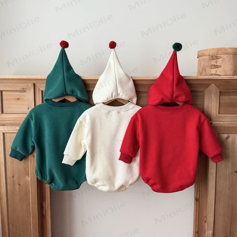 Baby Christmas Deer Bodysuit and Hat