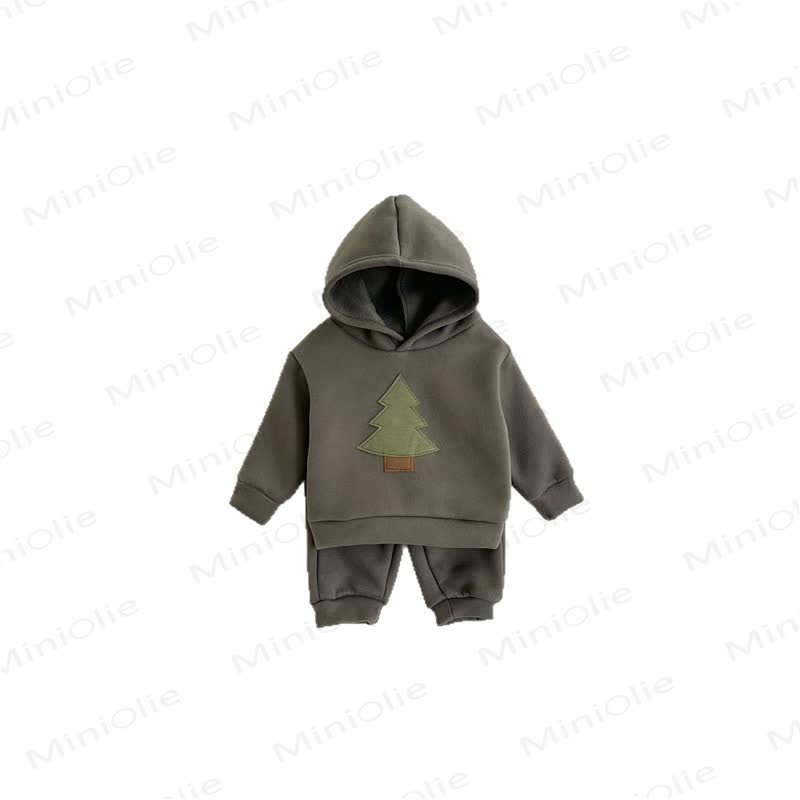 Baby Toddler Fleece Lined Tree 2-piece Set
