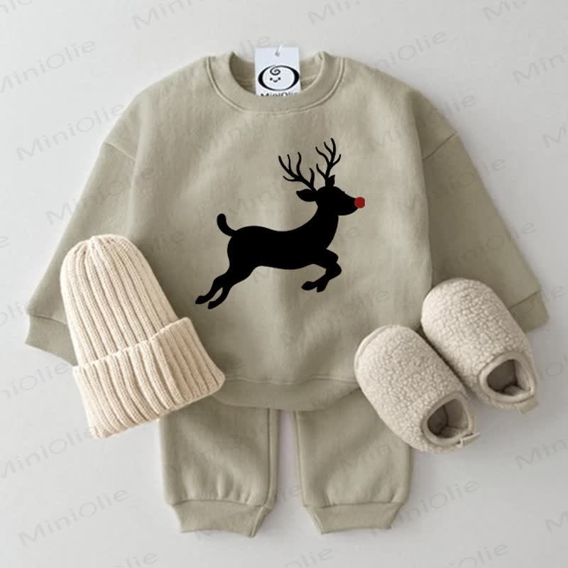 Baby Grey Green Deer 2-piece Set