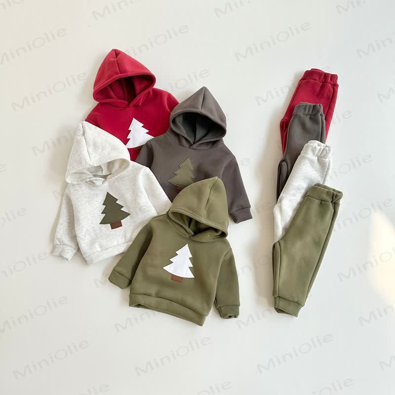 Baby Toddler Fleece Lined Tree 2-piece Set