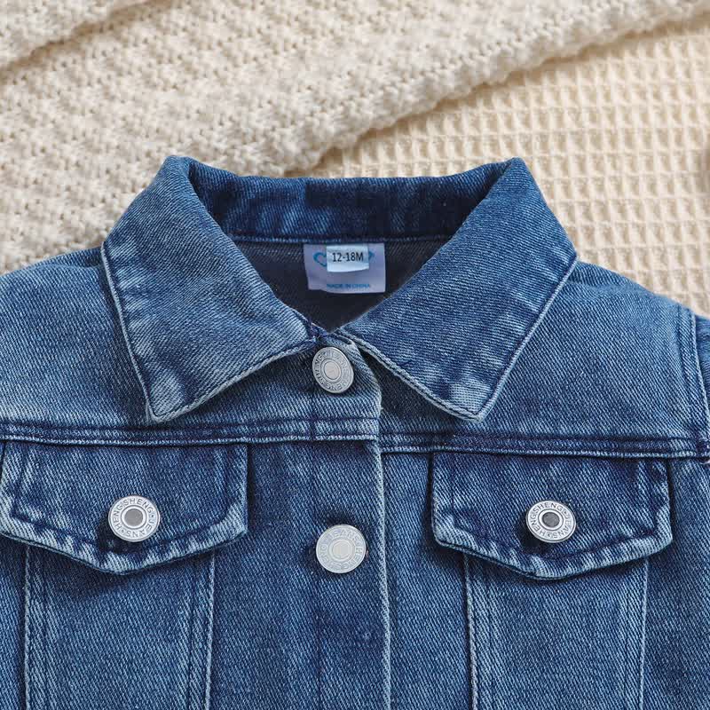 Baby Toddler Boy Denim Brother Jacket