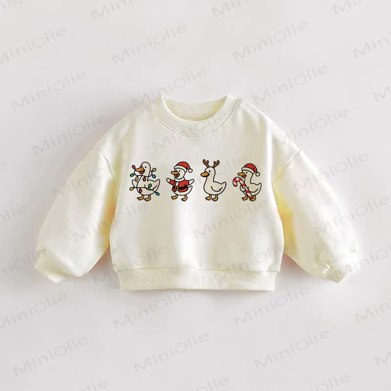 Baby Toddler Goose Cream Sweatshirt