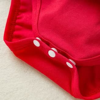 Baby Santa Claus Skirted Bodysuit