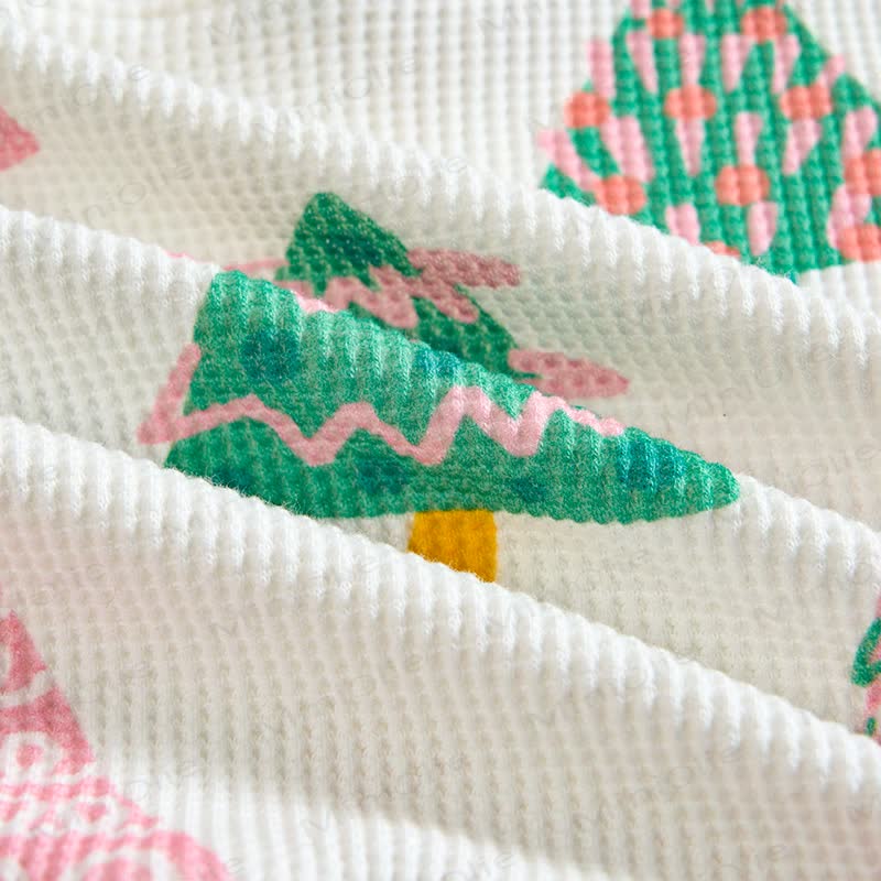 Baby White Tree Waffle 2-piece Set