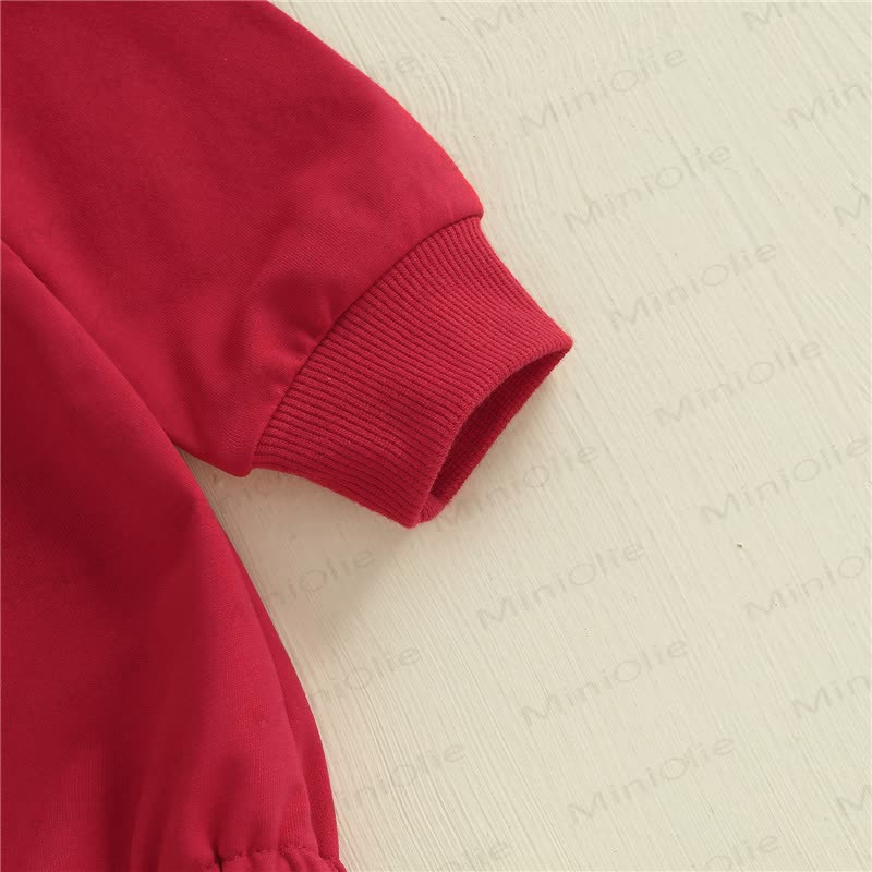 MERRY Baby Christmas Tree Embroidered Bodysuit