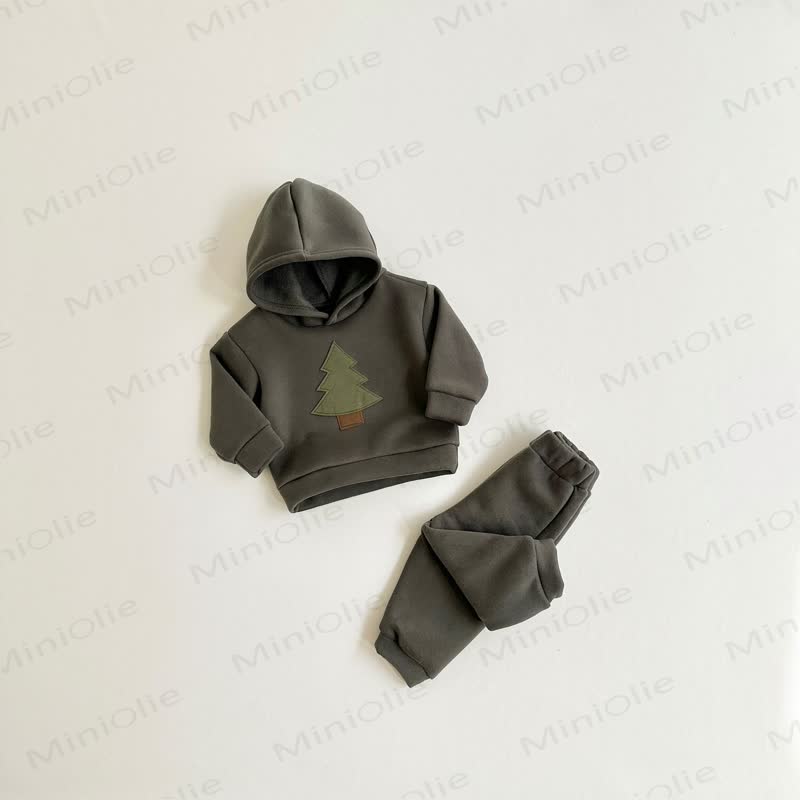 Baby Toddler Fleece Lined Tree 2-piece Set