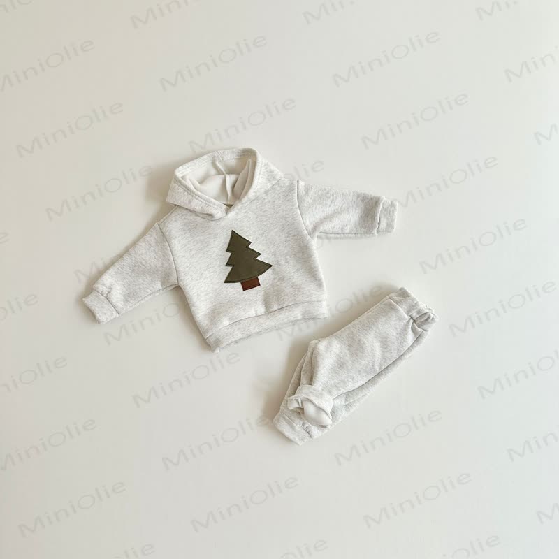 Baby Toddler Fleece Lined Tree 2-piece Set