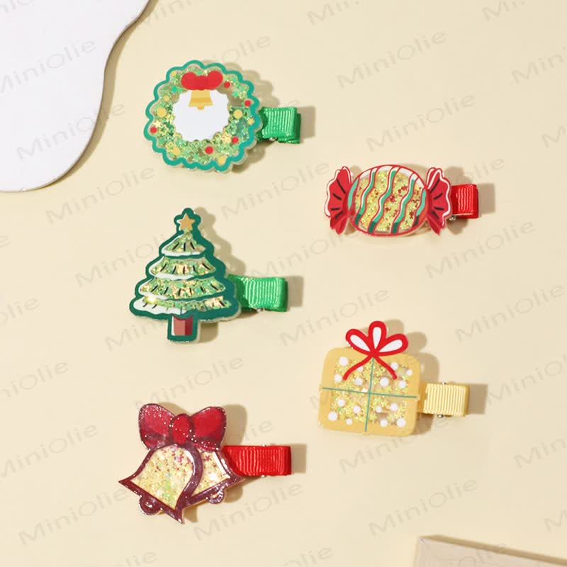 1 PC Baby Lovely Christmas Hair Clip