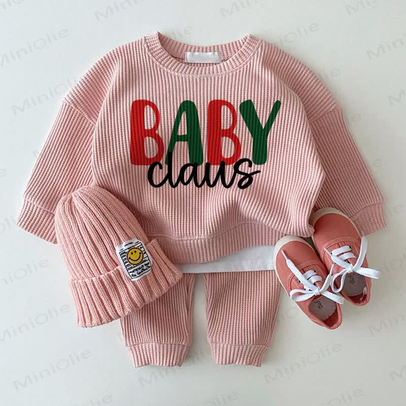 BABY CLAUS Baby Pink 2-Piece Set