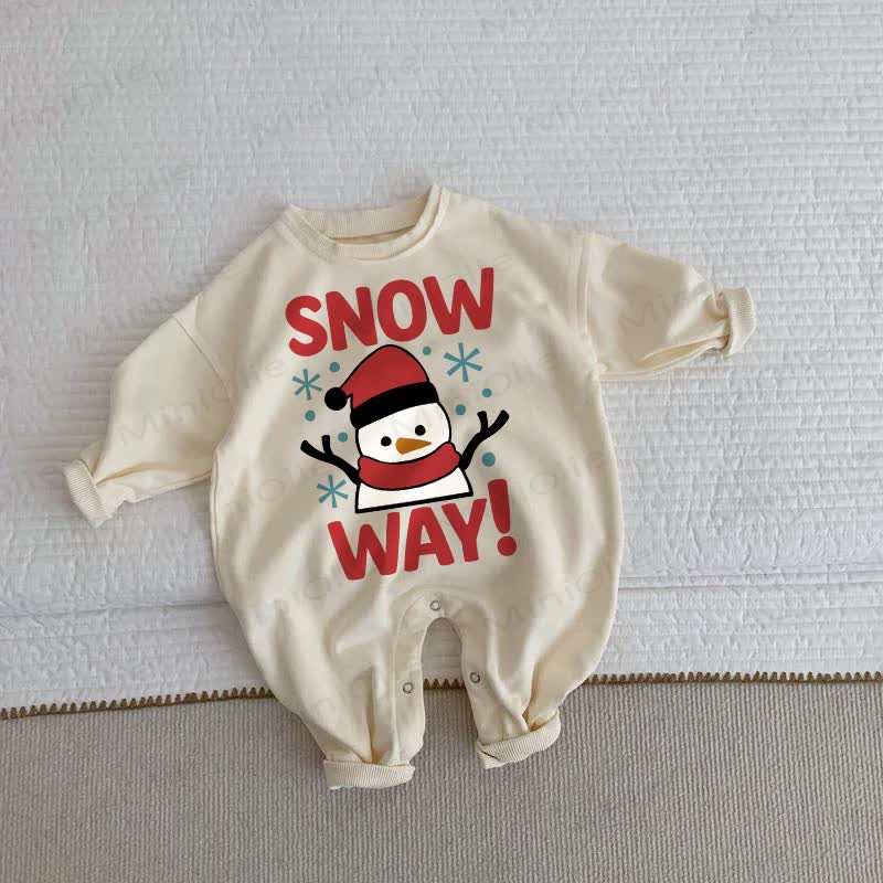 SNOW WAY Baby Beige Romper