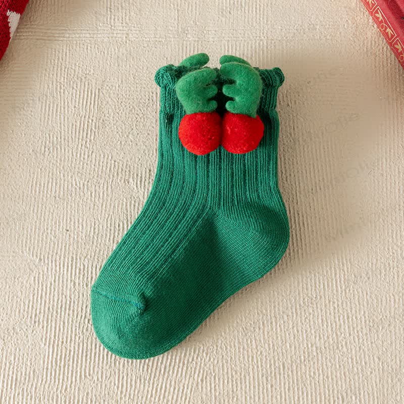 Baby Toddler Christmas Bow Socks