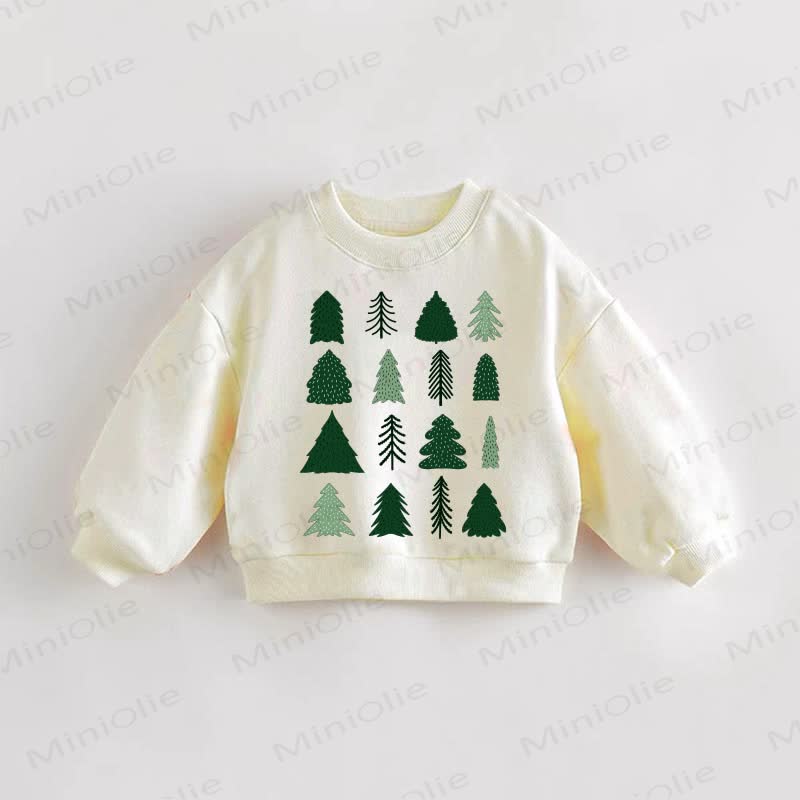 Baby Christmas Tree Print Sweatshirt