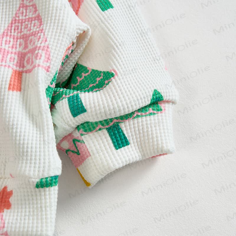 Baby White Tree Waffle 2-piece Set