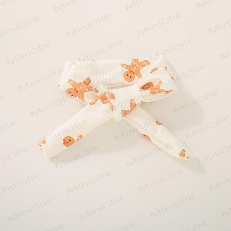 Baby Chritmas Bodysuit Shorts and Headband 3pcs Set